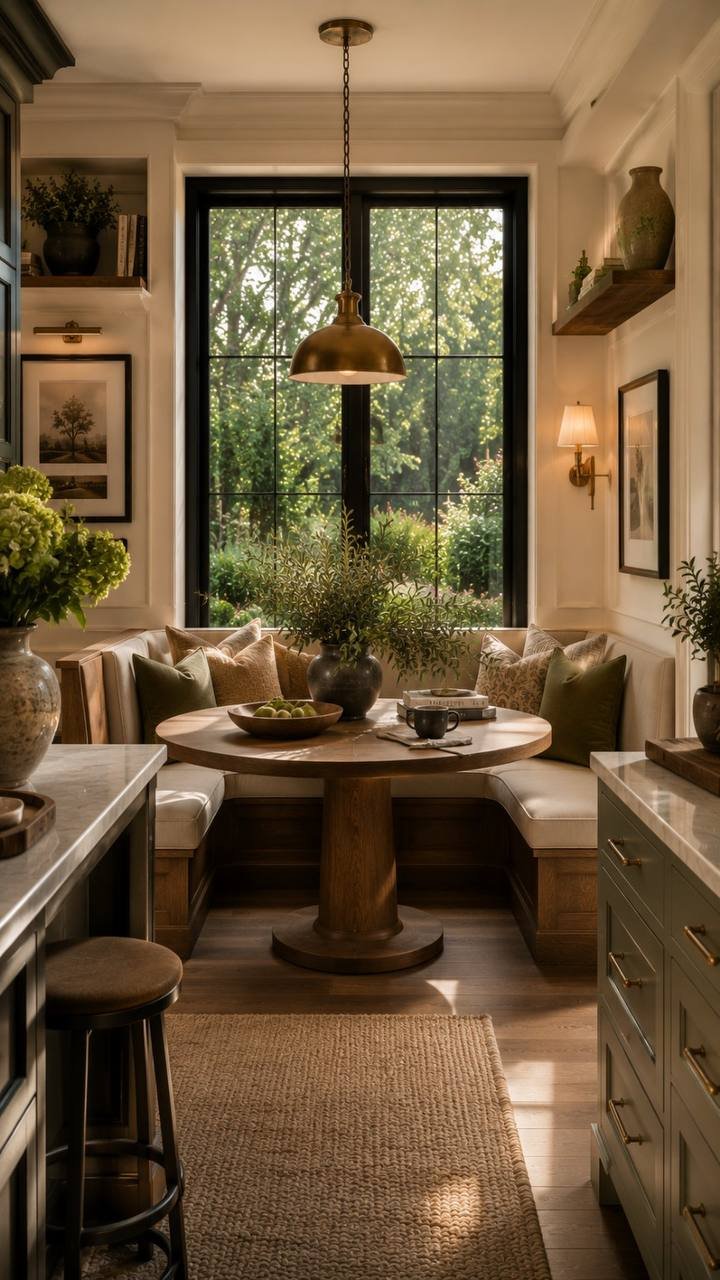 Interior design — evening garden terrace