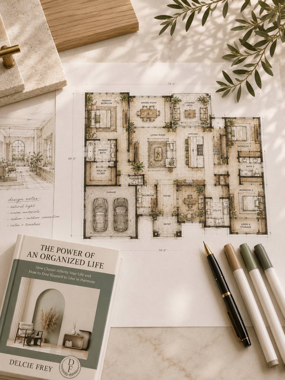 Space planning — residential floor plan