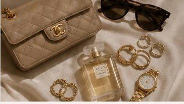 Handbag, sunglasses, and curated accessories that elevate any look